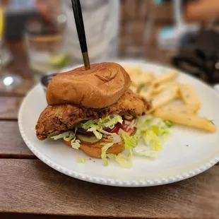 Crispy Fried Chicken Burger