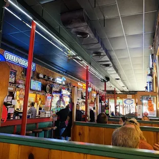 customers sitting at tables