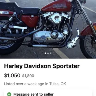 Looking to buy this bike. Notice the price