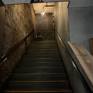 Stairs to second floor