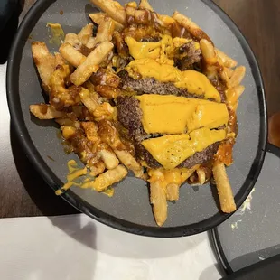 Chili cheese fries flying Dutchman