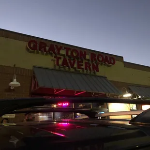 the outside of the building