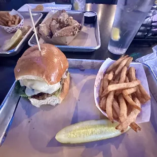 Mushroom Swiss Burger