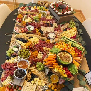 Plates, napkins and the cutest tiny forks were included