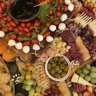 The caprese skewers were a favorite... love the balsamic glaze that actually clung to the tomatoes