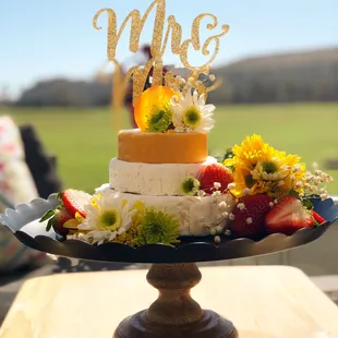 Wedding Grazing Table,  "Brie &amp; Gouda" wedding cake