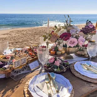 Mini Graze for a post-wedding beach picnic