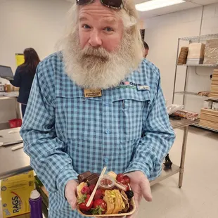 Doug made a Sweet and Grazey Grab and Graze.