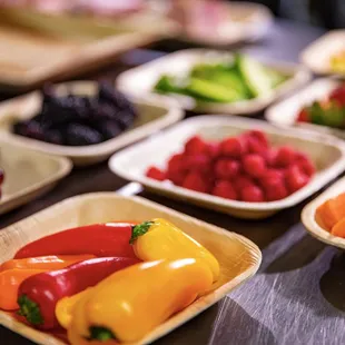 a variety of fruits and vegetables