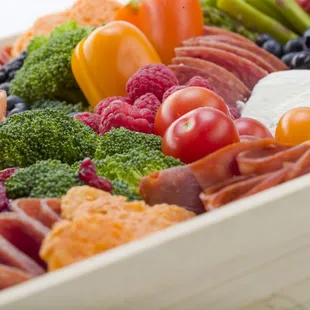 a variety of fruits and vegetables