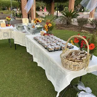 Grazdat boxes added to the decor of our "picnic"! So cute!