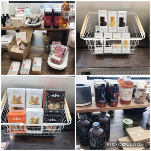 Gift items and snacks