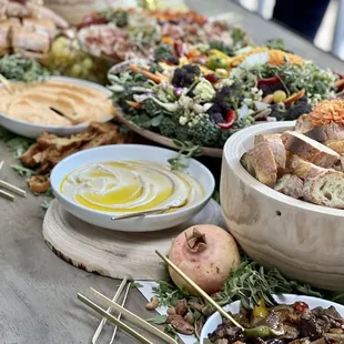 Custom grazing table