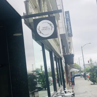 Outside seating