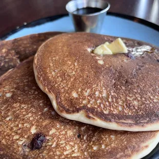 Vegan blueberry pancakes