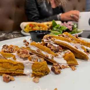 waffles, food