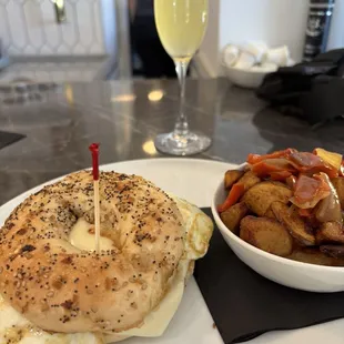 food, bagel, bagels