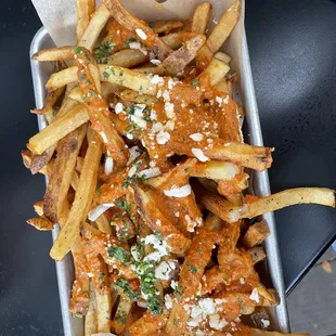 Tikka masala fries