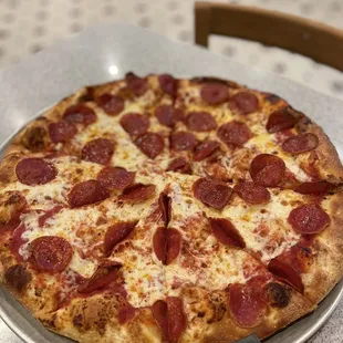 Pepperoni pizza