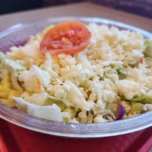 That yummy large house salad tho. Don't forget the ranch