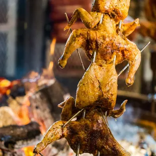 chicken wings and fried chicken, food