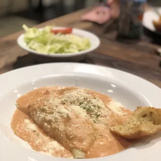 RAVIOLES DE ESPINACA Y RICOTTA