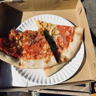 pizza, food