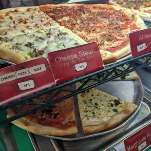 Pizza by the slice at Graziano&apos;s Pizza, Charleston