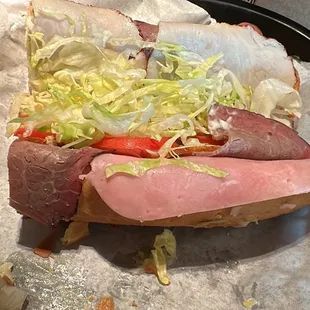 Half a Monster Sandwich