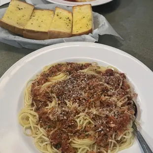 angel hair with garlic and oil