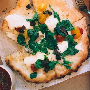 Truffle &amp; Brurrata on GF crust