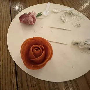 Charcuterie rose making class