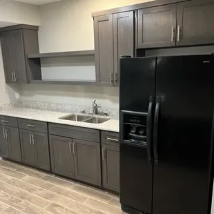 Sink and Refrigerator