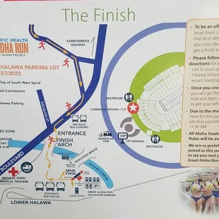 Great Aloha Run 2023 Finish Line