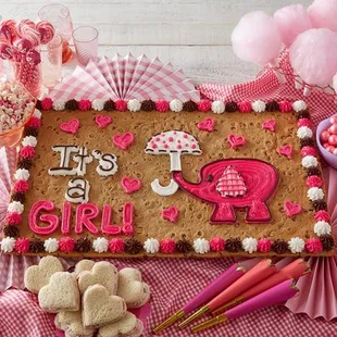 it's a girl birthday cake