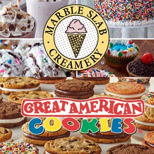 a variety of cookies