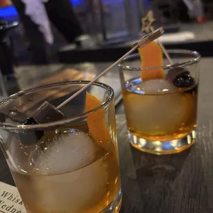 Salted caramel old fashioned.