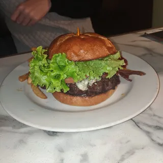 Bacon and Blue Cheese Burger