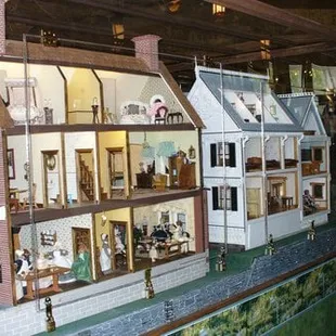 There are HUNDREDS of dollhouses in this exhibit! It is incredible!