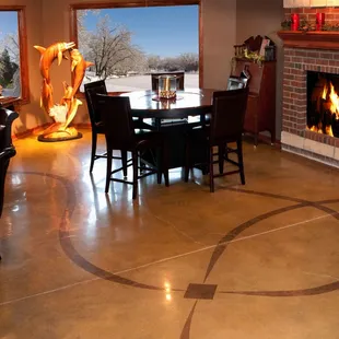 Residential Concrete Polishing services in Wichita, Kansas from Great American Flooring,  Call (316) 264-3660 or visit us at ...