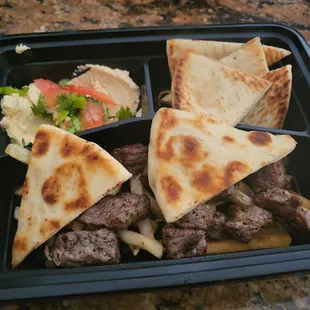 Ribeye kabob, princess plate