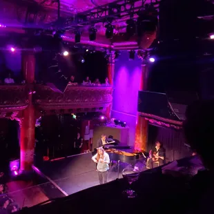 View of stage from balcony (Cristela Alonzo at SF Sketchfest's Porchlight)