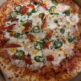 Shrimp Mango Pizza