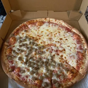 a pizza in a box