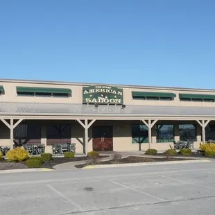 the front of the restaurant