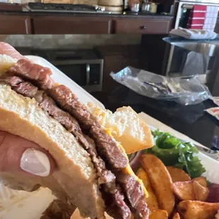 Ribeye steak sandwich!