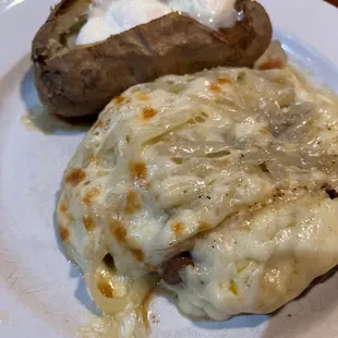 Chopped steak (dental surgery today ;)