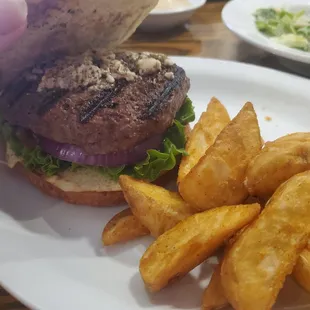 Blue cheese kobi beef burger, amazing!!!