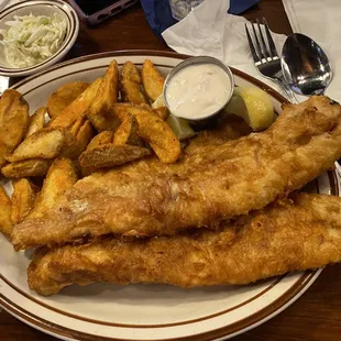 Fish and chips were great