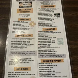 menu, sushi and sashimi